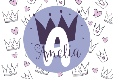 Tapis vinyle autres tapis impression couronne personnalisée - TenStickers