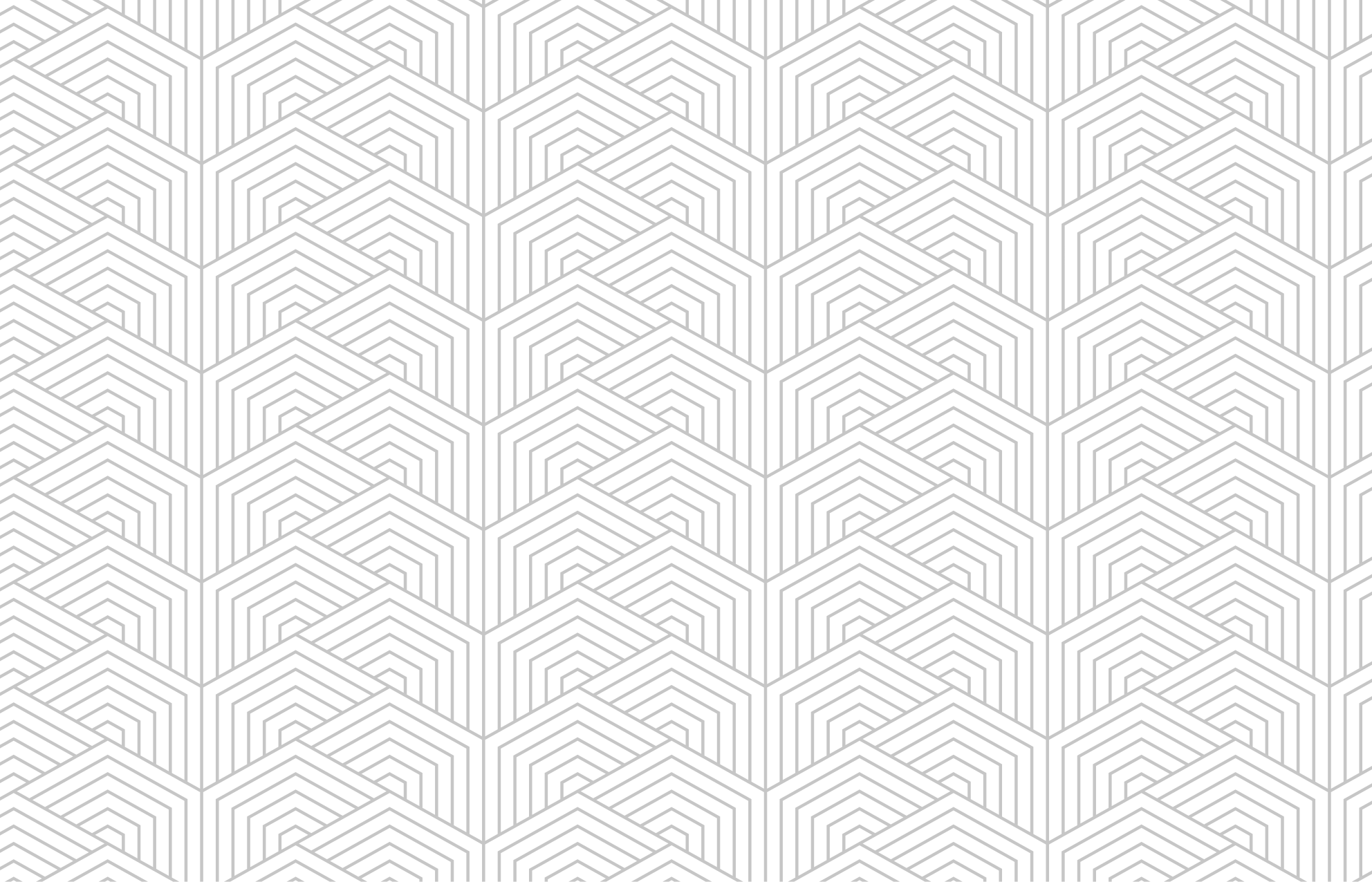 Tapis vinyle géométrique motif hexagone gris - TenStickers