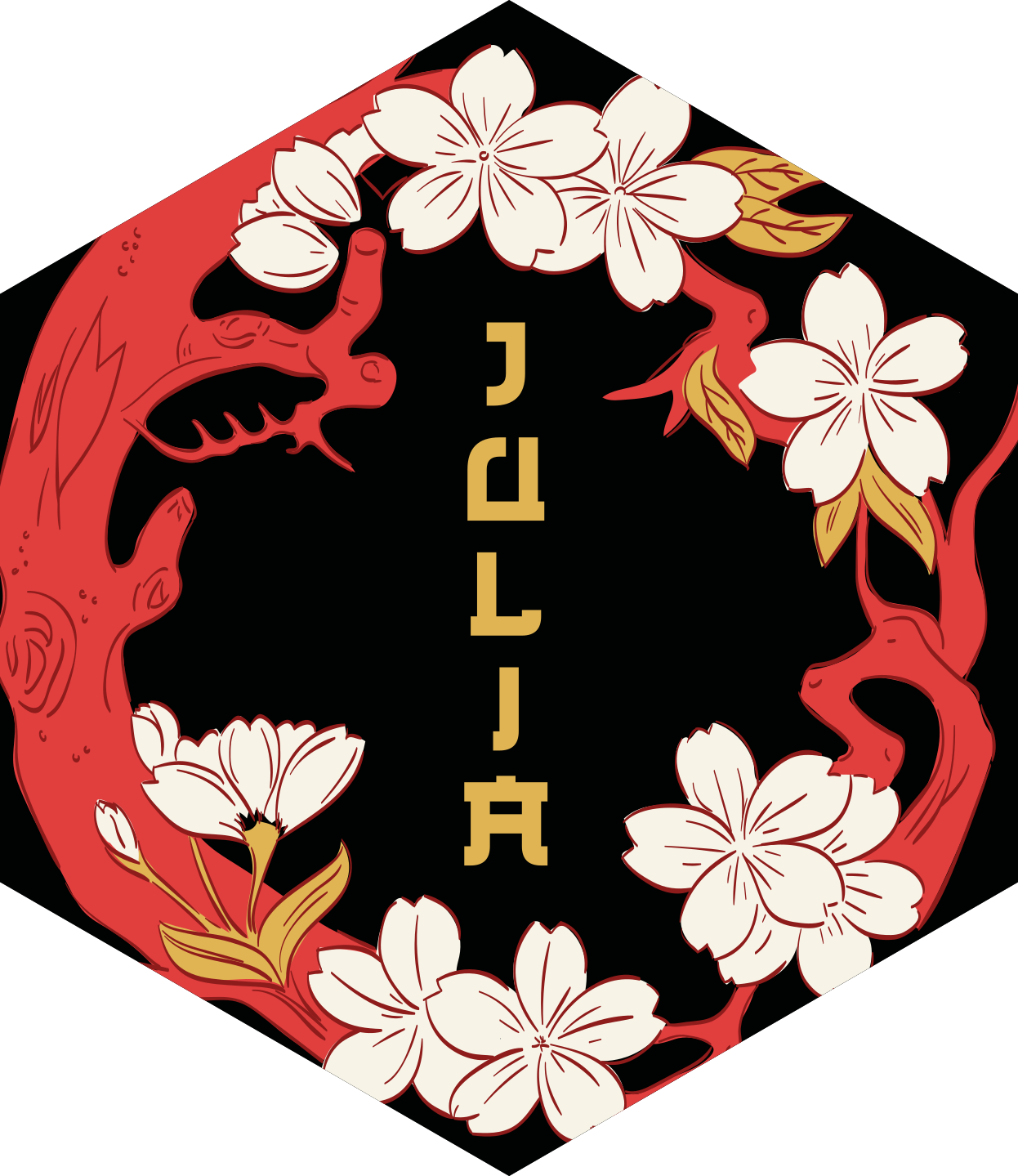 Tapis vinyle personnalisé harmonie florale personnalisée - TenStickers