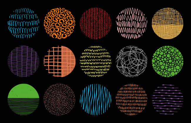 Tapis vinyle design moderne collection de motifs vibrants - TenStickers