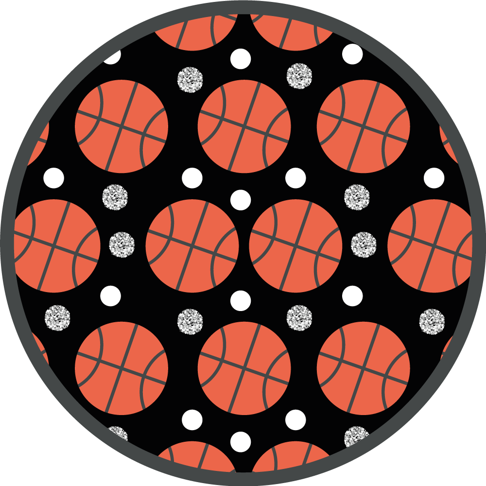 Tapis vinyle jeux ballons de basket - TenStickers