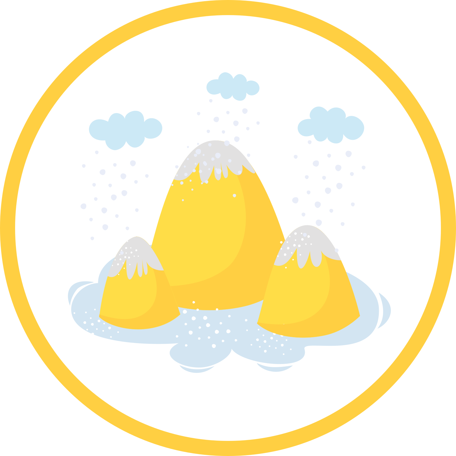 Tapis vinyle autres tapis scène de montagne joyeuse - TenStickers