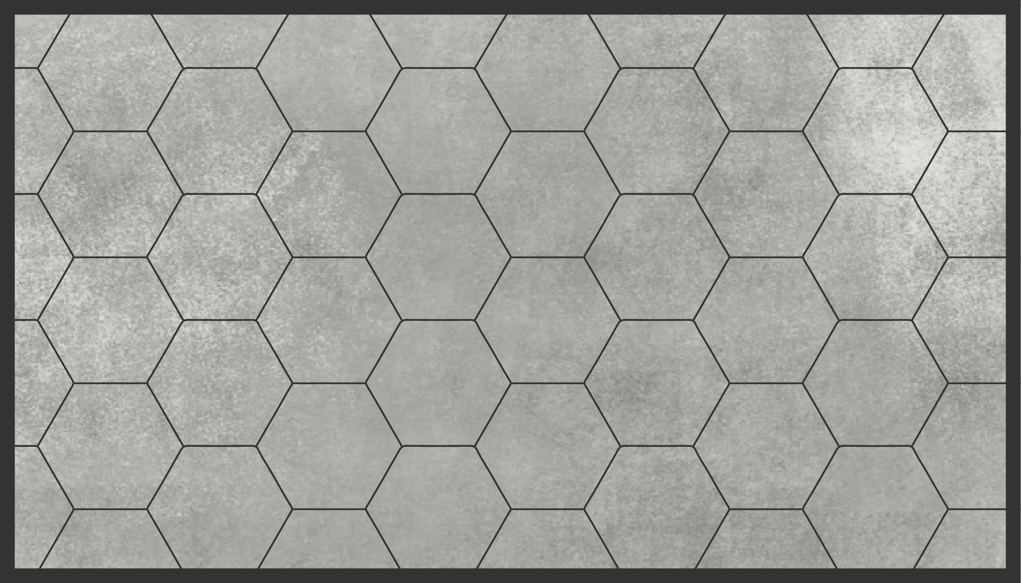 Tapis vinyle salle de bain motif hexagonal gris - TenStickers