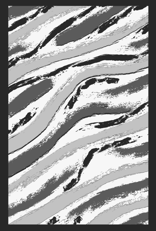 Tapis vinyle motif animal rayures de zèbre élégantes - TenStickers