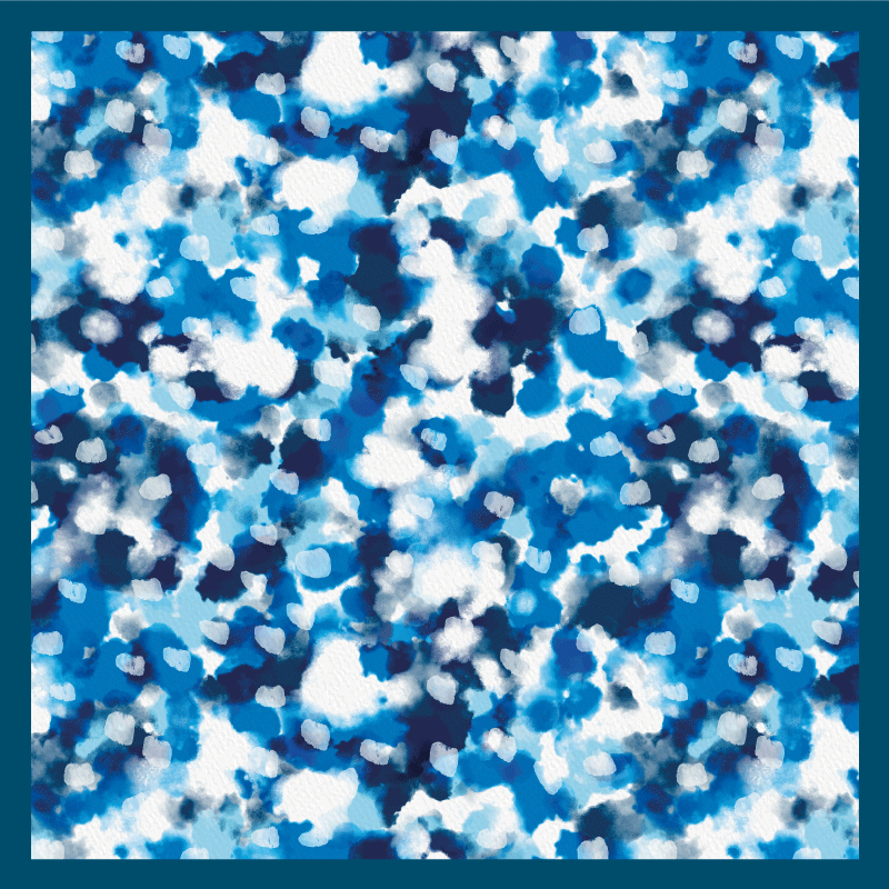 Tapis vinyle autres tapis motif de nuages bleus - TenStickers
