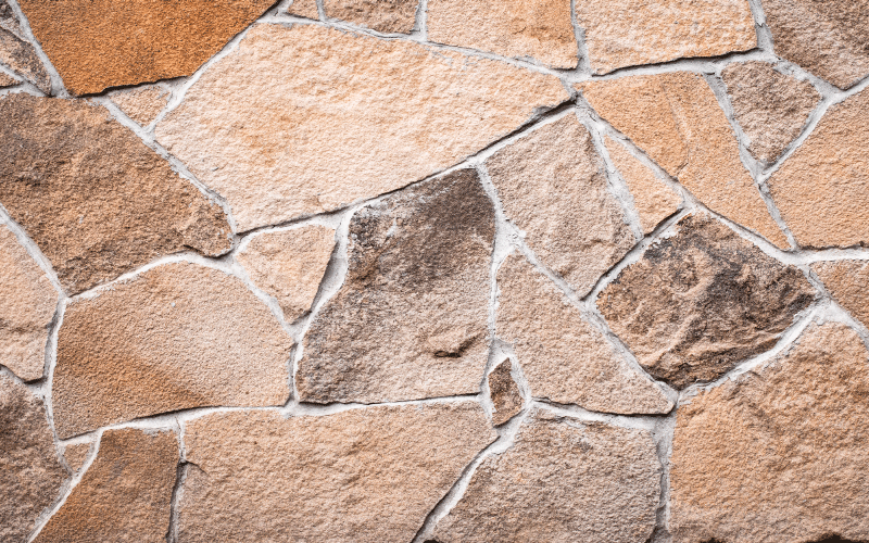 Tapis vinyle pierre effet réaliste terreux - TenStickers