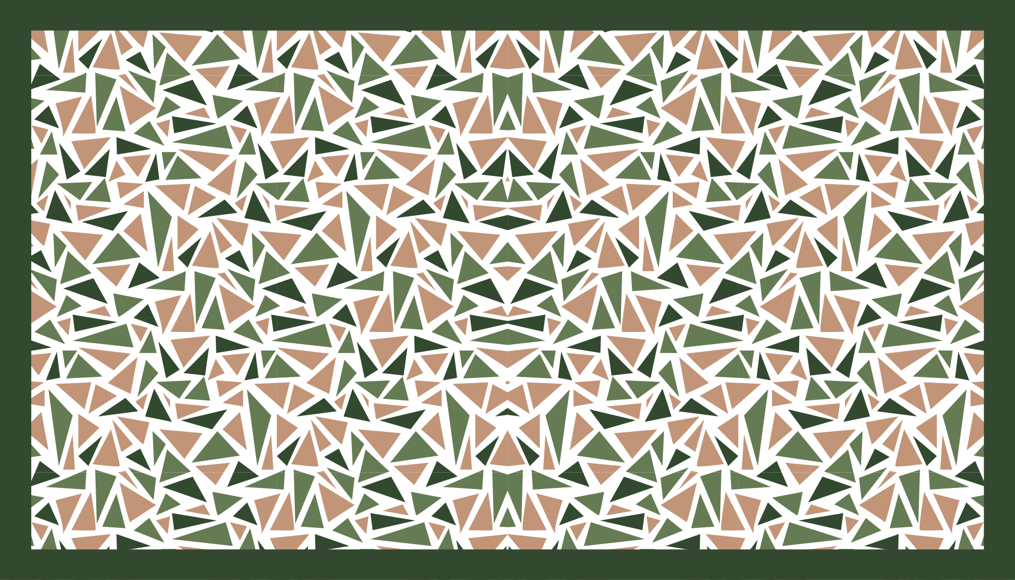 Tapis vinyle géométrique motif triangles abstraits - TenStickers
