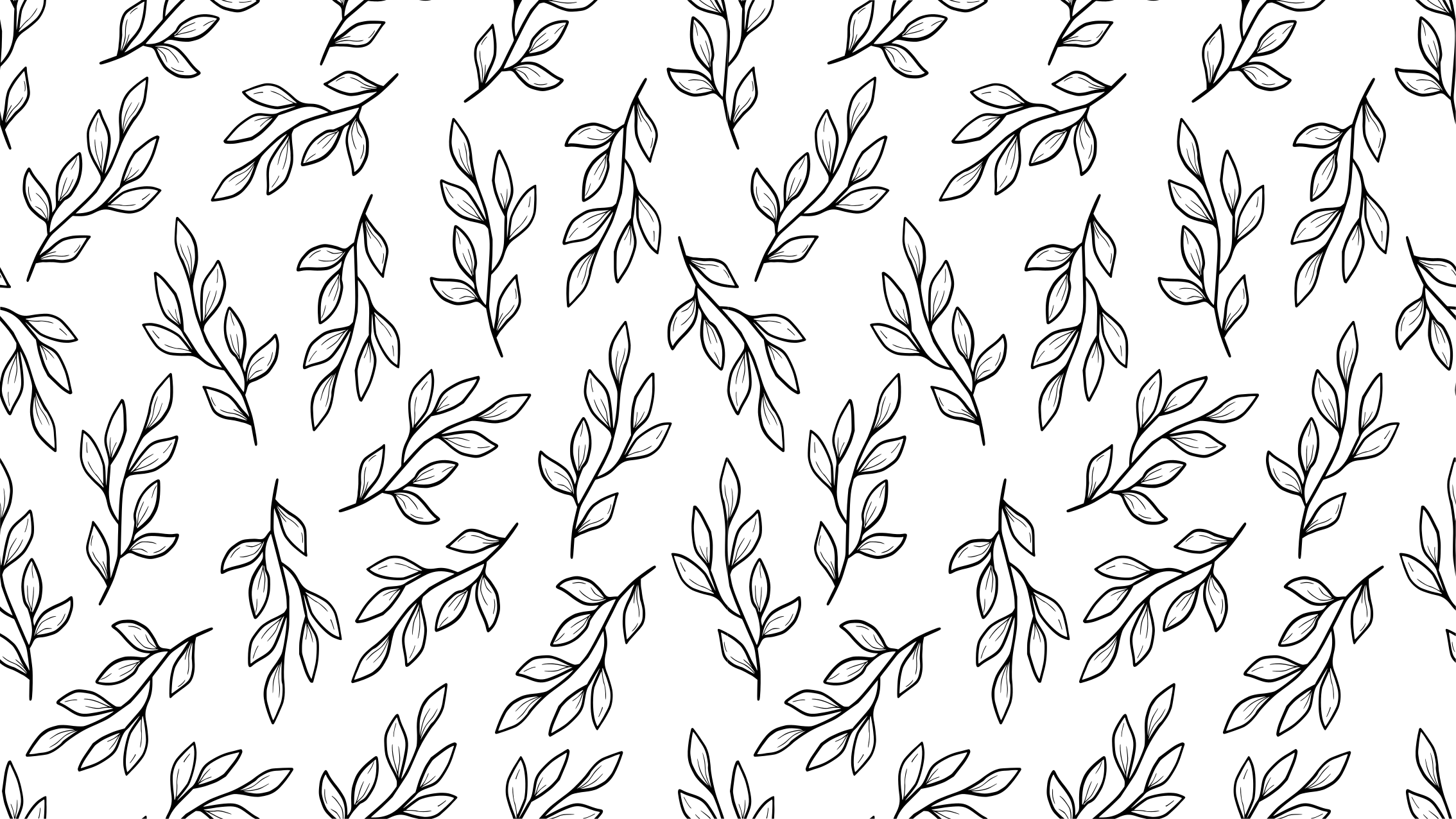 Tapis vinyle nature motif branches feuillues - TenStickers