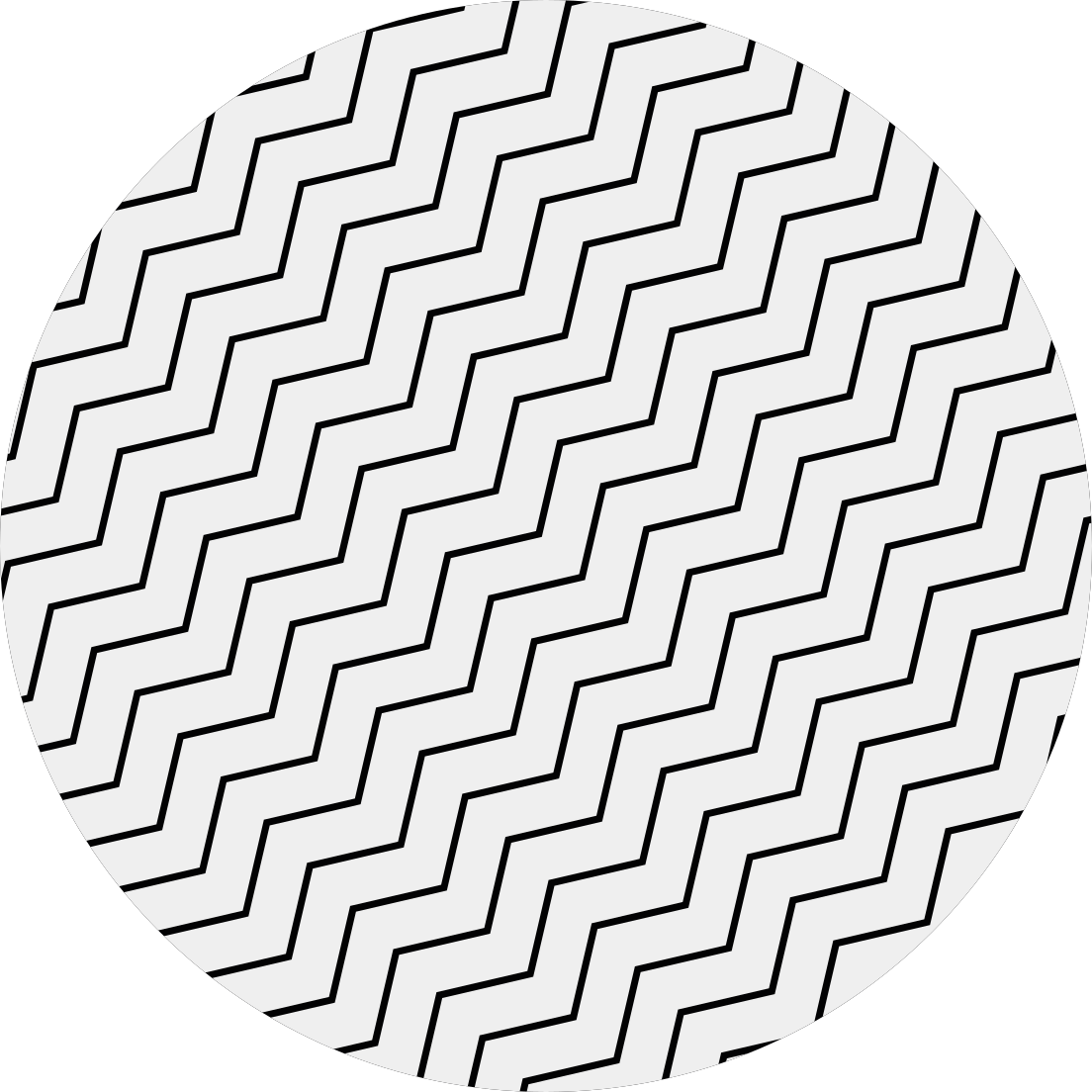 Tapis vinyle géométrique zigzag - TenStickers
