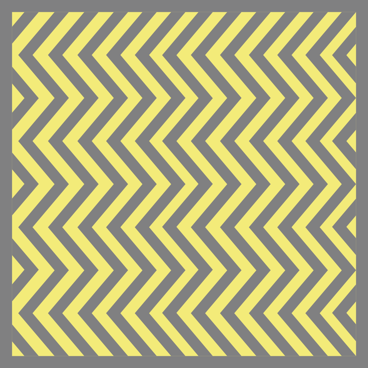 Tapis vinyle rayures chevrons jaunes et gris - TenStickers