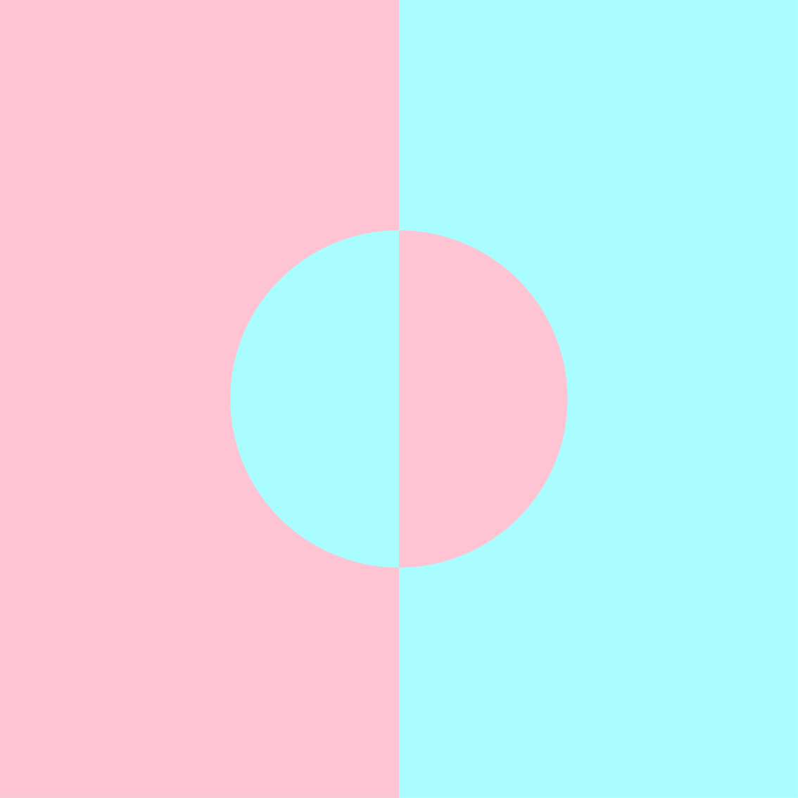 Tapis vinyle minimaliste contraste de couleurs doux - TenStickers