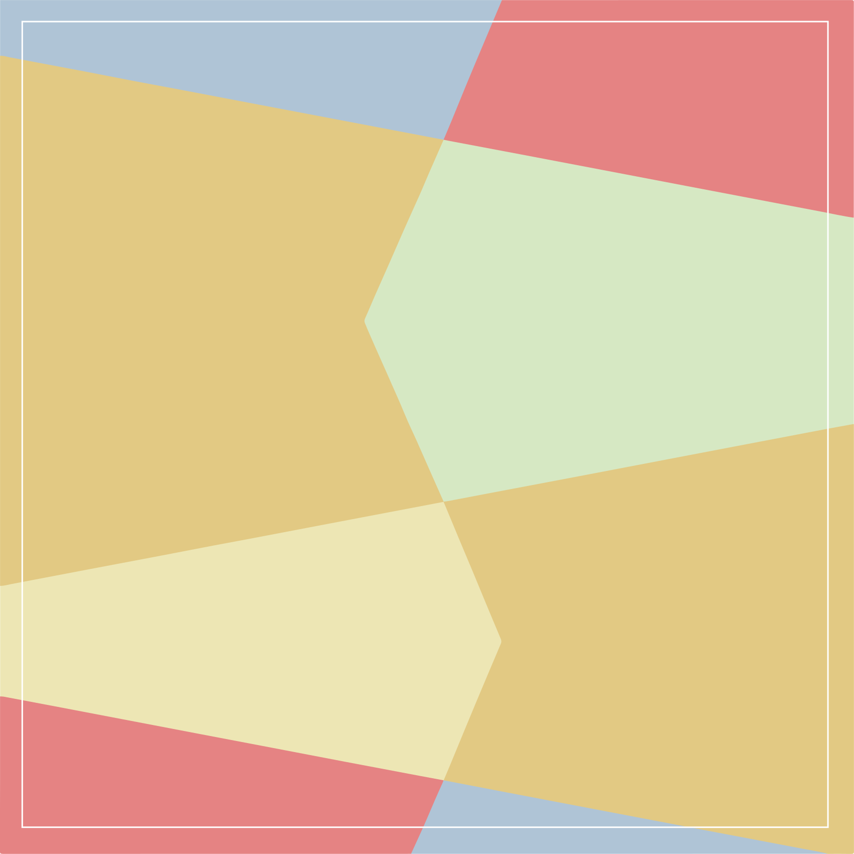 Tapis vinyle géométrique composition géométrique vive - TenStickers