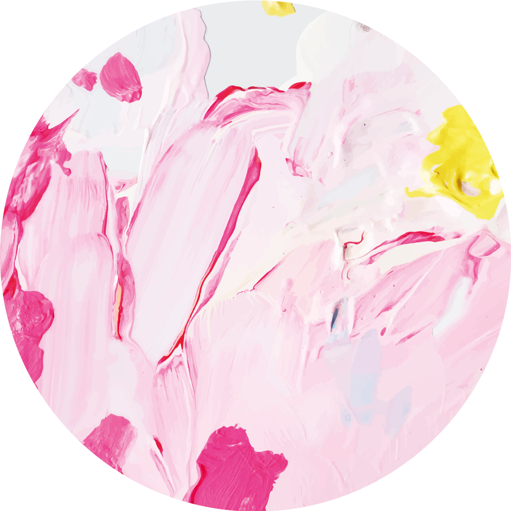 Tapis vinyle plantes éclaboussure florale abstraite - TenStickers