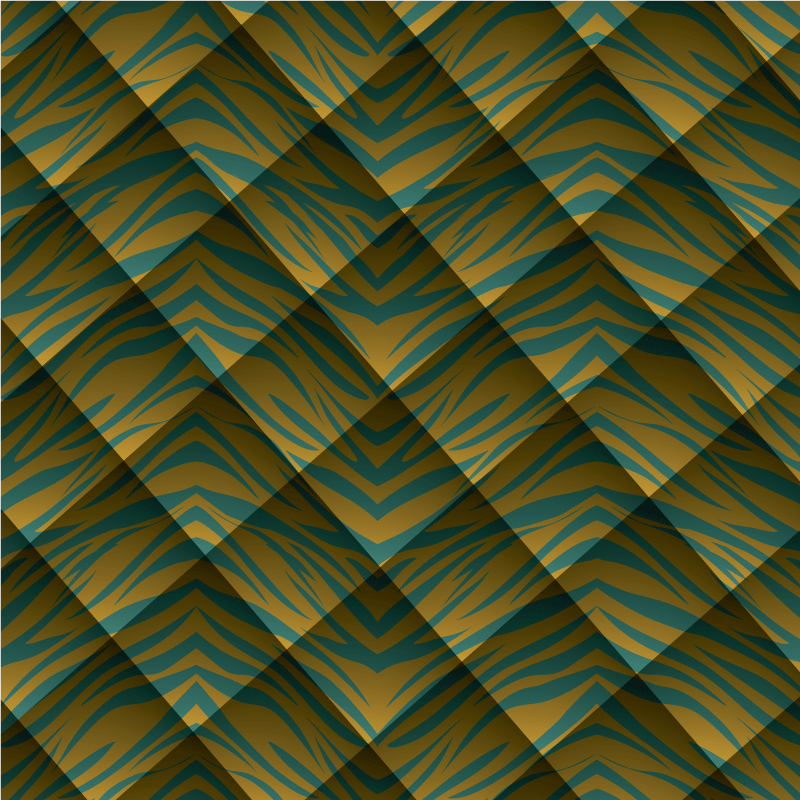 Tapis vinyle motif animal fusion zèbre - TenStickers