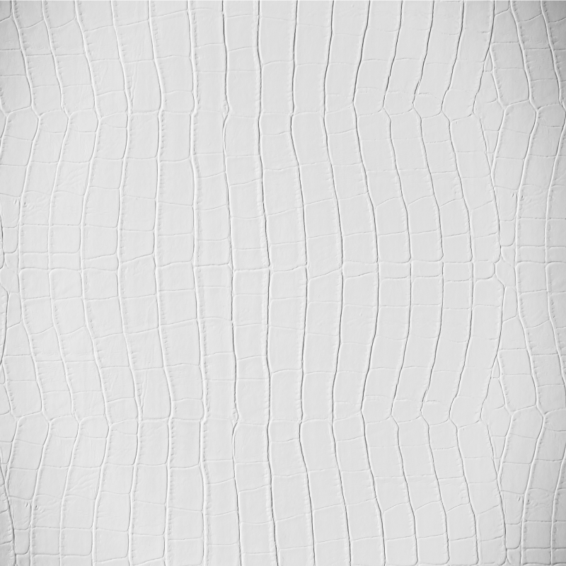 Tapis vinyle texture peau de crocodile blanche - TenStickers