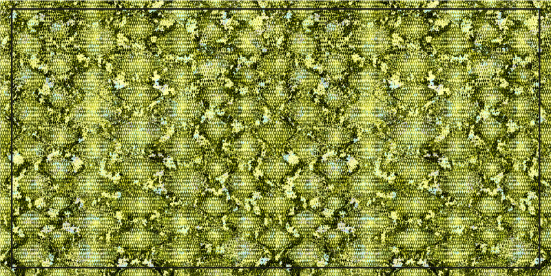 Tapis vinyle motif animal peau de reptile verte - TenStickers