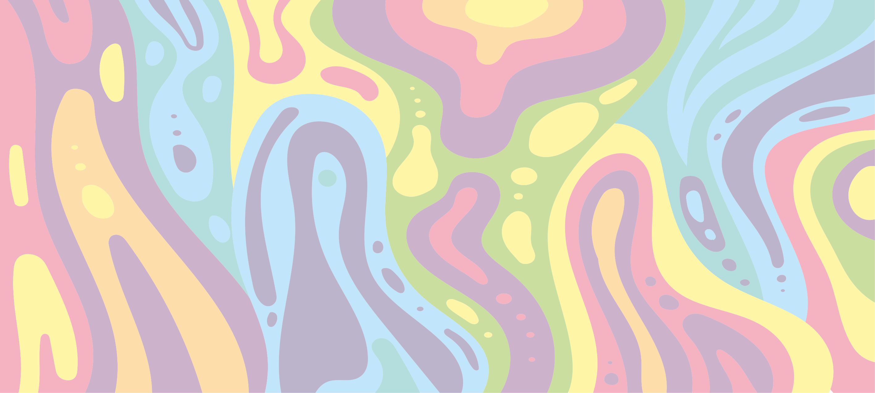 Tapis vinyle autres tapis vagues abstraites colorées - TenStickers