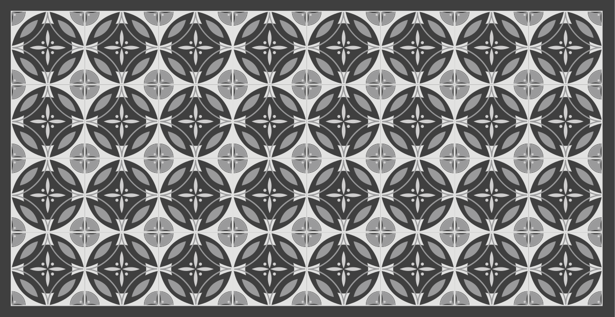 Tapis vinyle marbre motif monochrome sophistiqué - TenStickers