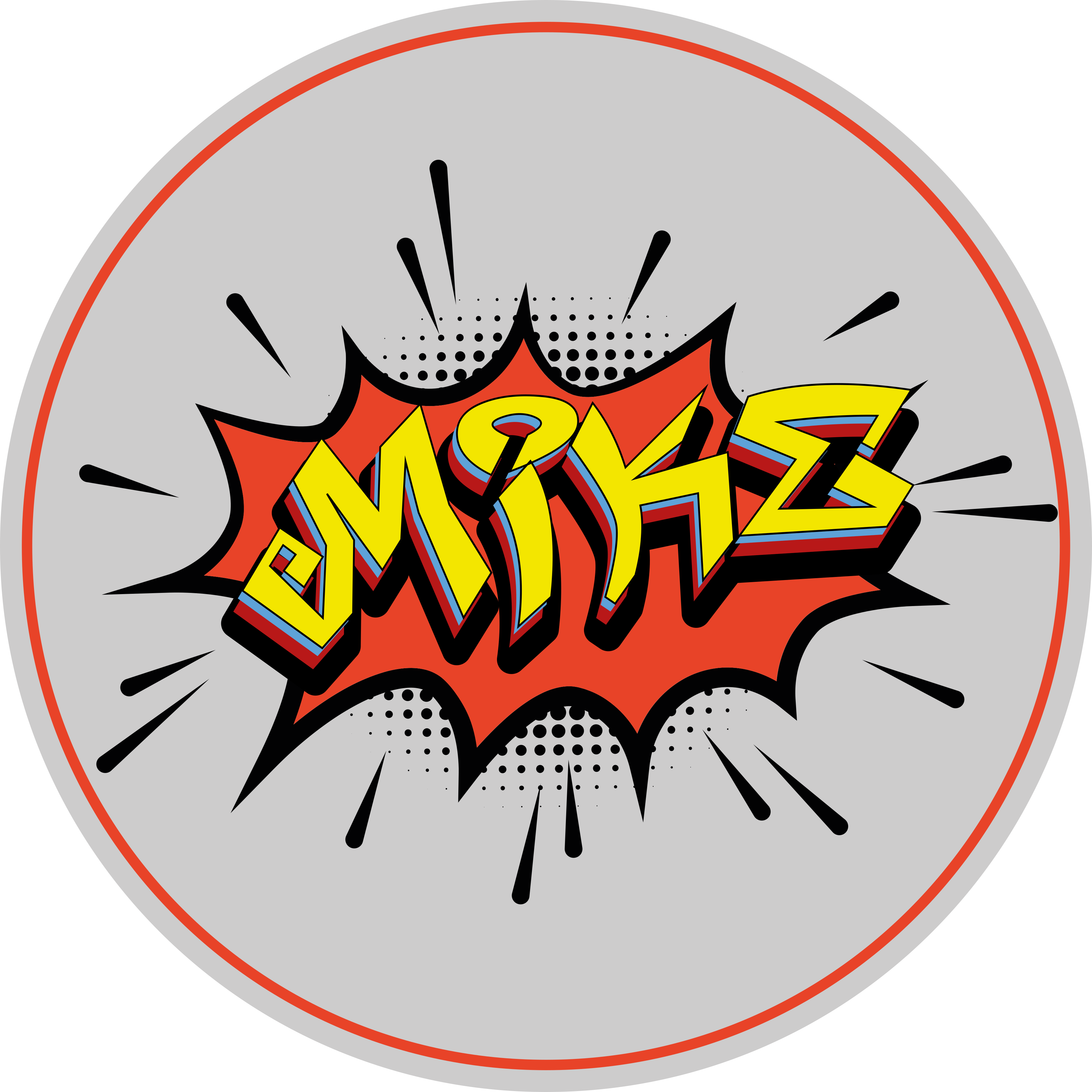 Tapis vinyle personnalisé explosion de noms - TenStickers