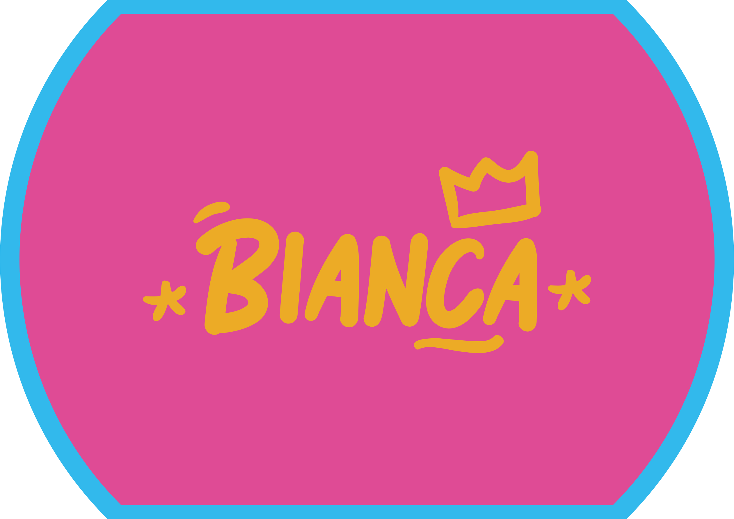 Tapis vinyle personnalisé tapis bleu bordé avec nom - TenStickers