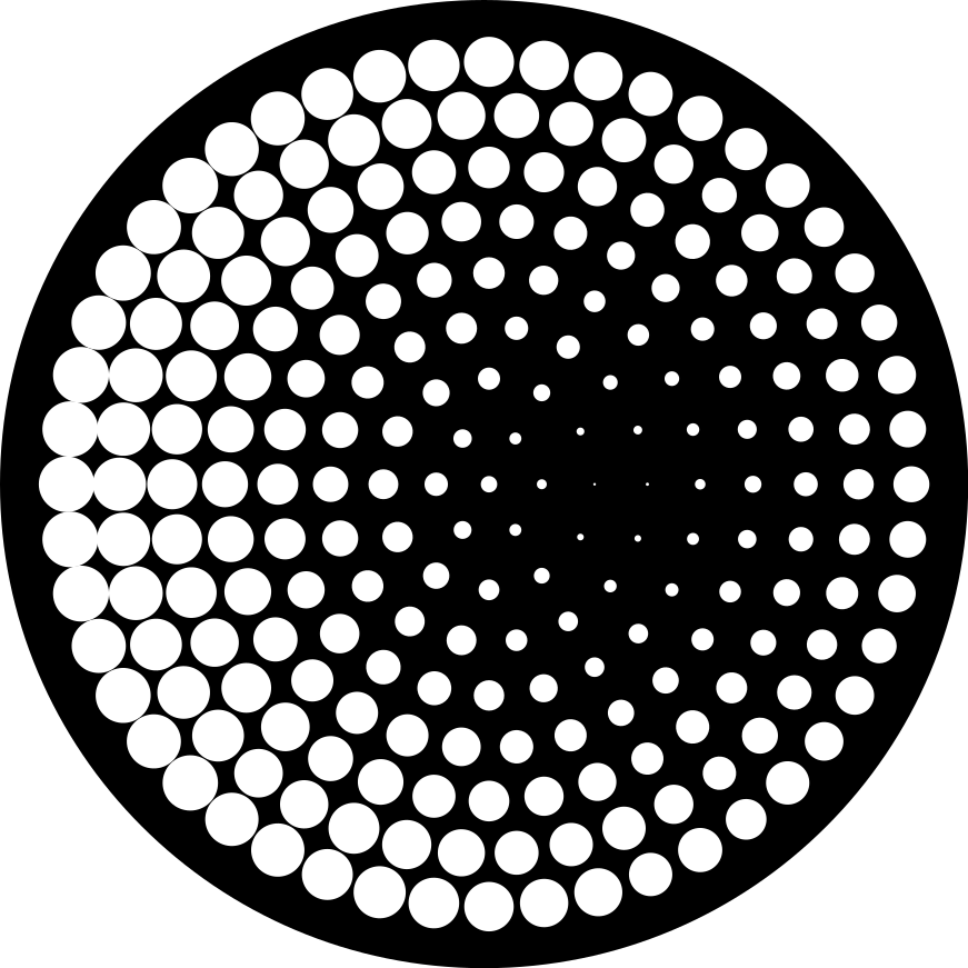 Tapis vinyle géométrique motif en pointillé - TenStickers