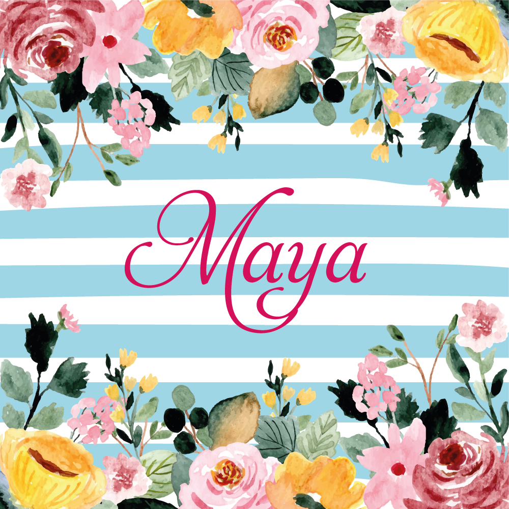 Tapis vinyle chambre conception botanique personnalisée - TenStickers