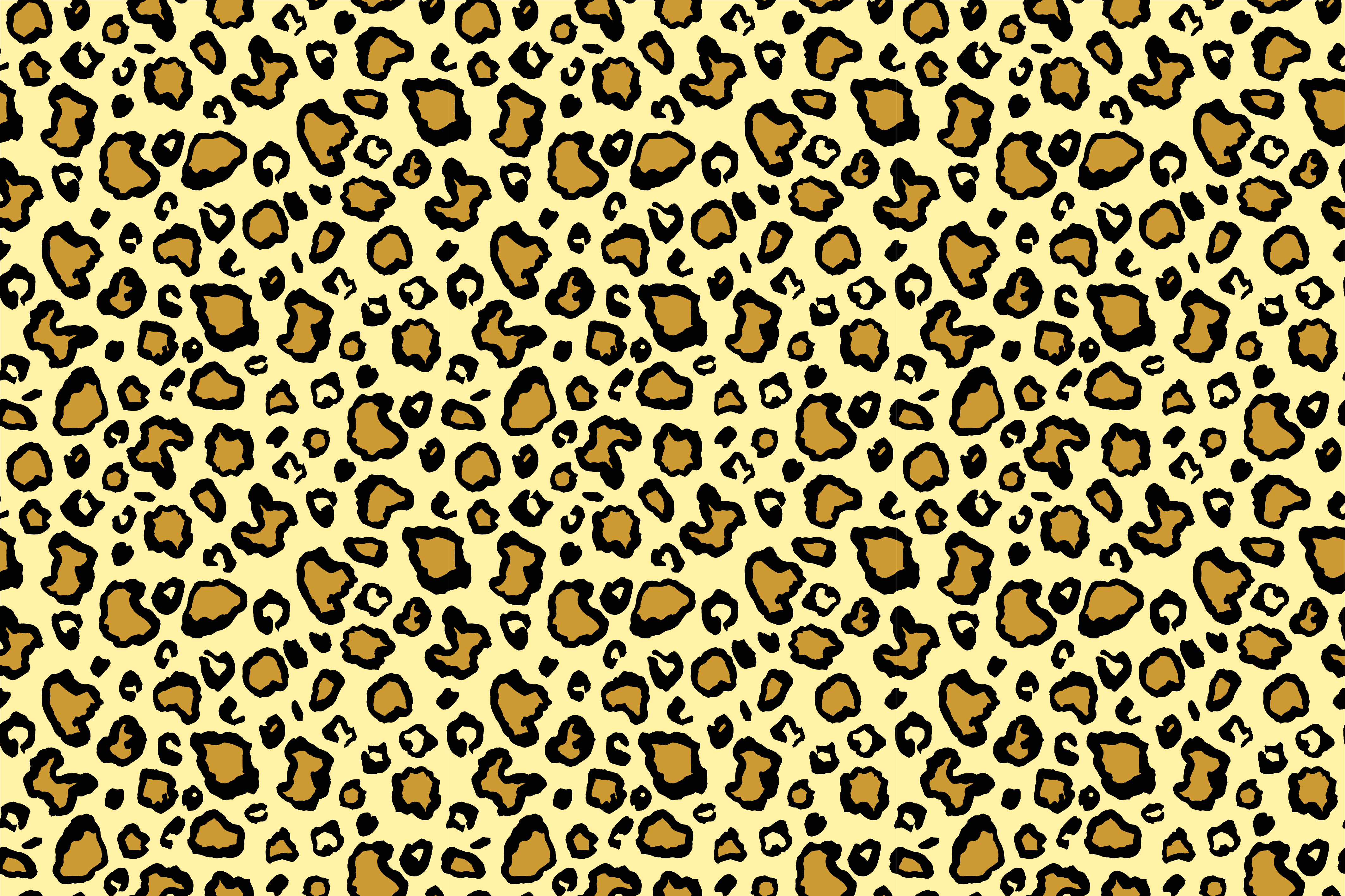 Tapis vinyle motif animal léopard ludique - TenStickers