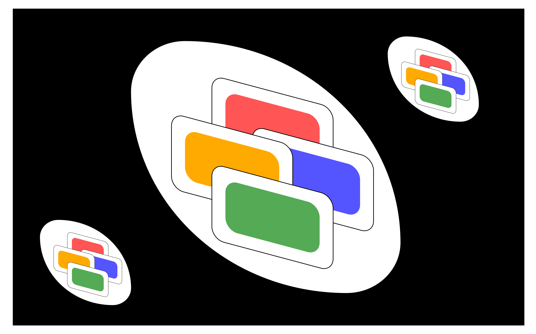 Tapis vinyle jeux carte classique noire - TenStickers