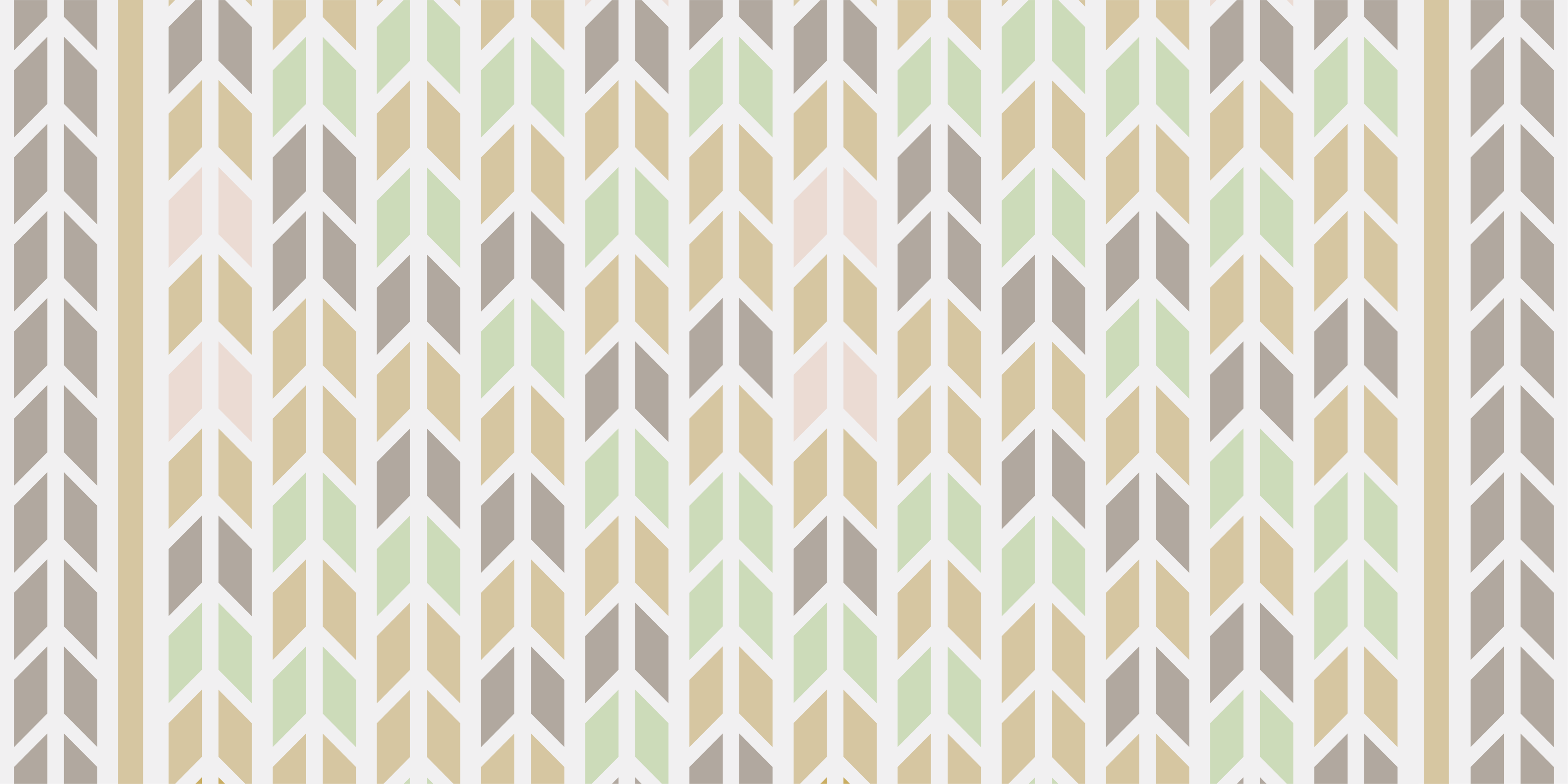 Tapis vinyle geometrique Flèches de couleur claire - TenStickers