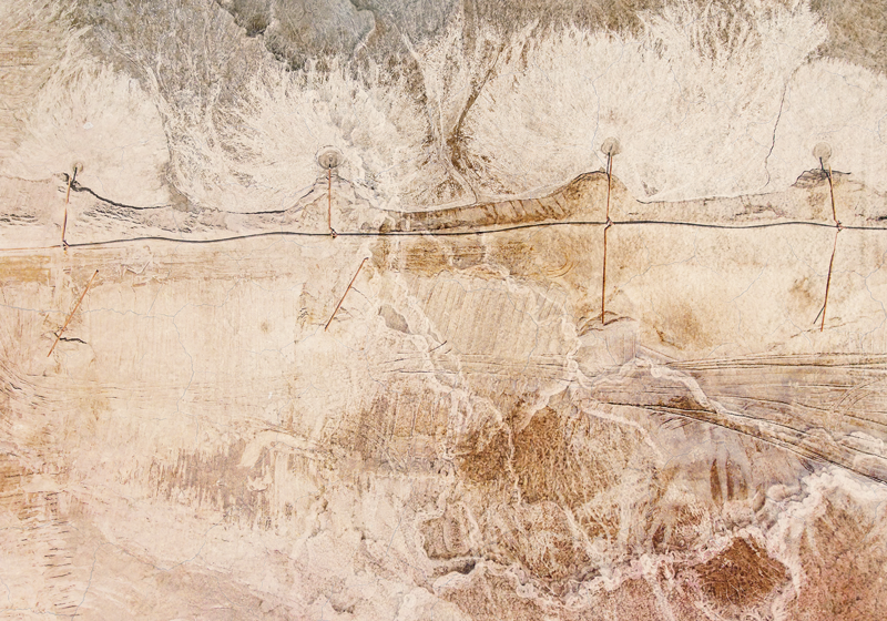 Tapis vinyle motif Textures naturelles tons terreux - TenStickers