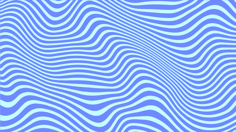 Tapis vinyle géométrique vagues bleues fluides - TenStickers