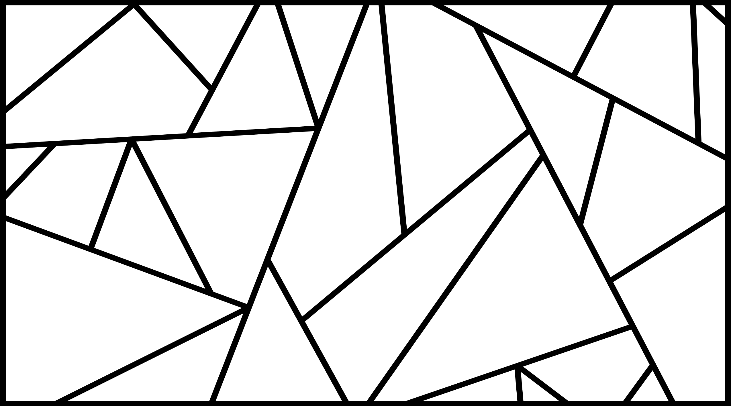 Tapis vinyle géométrique motif à angle aigu - TenStickers