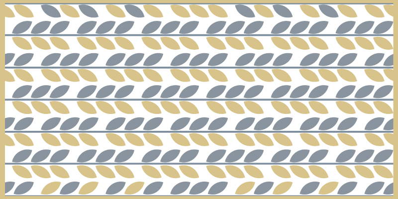 Tapis vinyle nature rayures à motifs feuillus - TenStickers