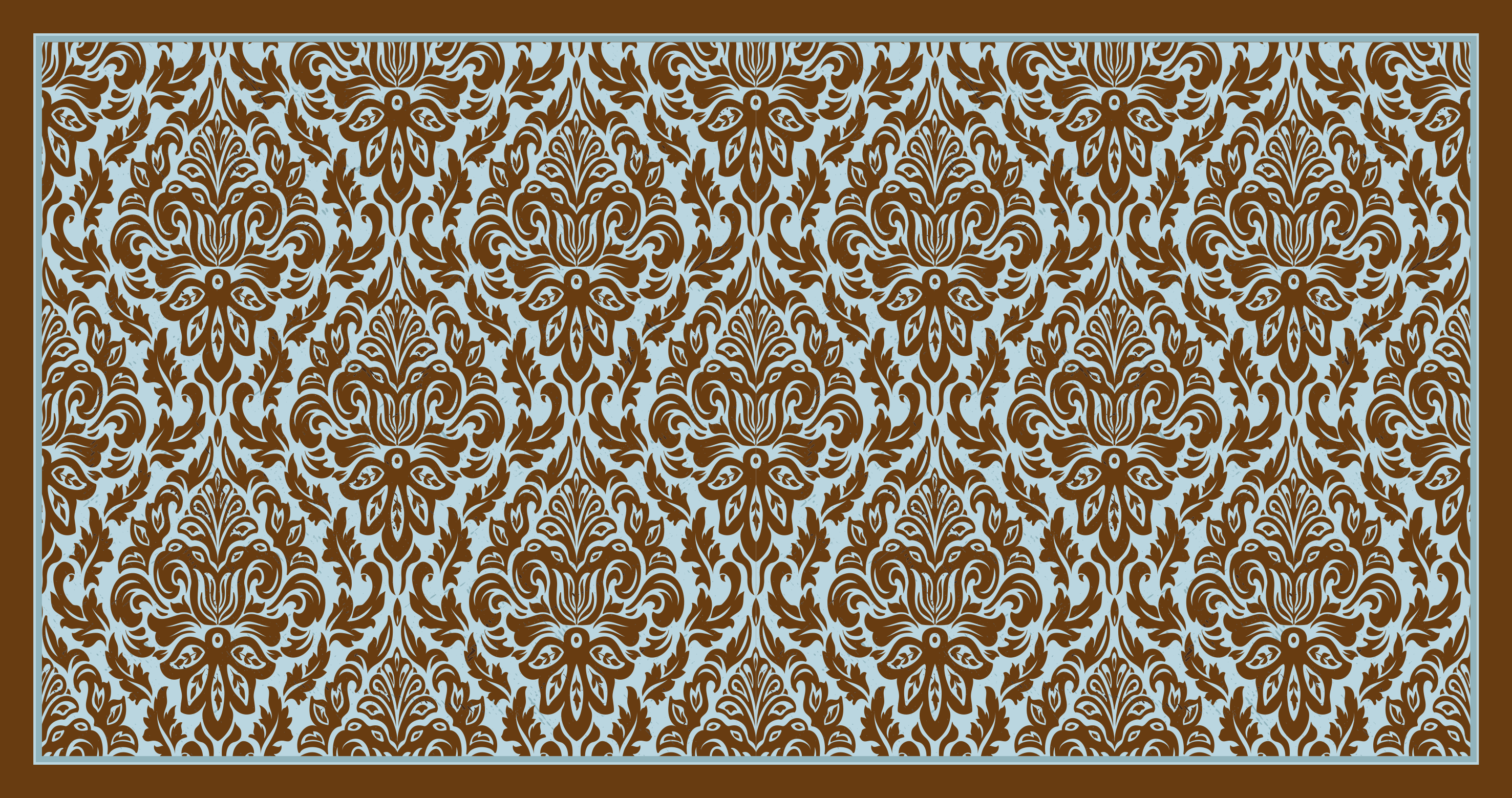 Tapis vinyle vintage composition florale élégante - TenStickers