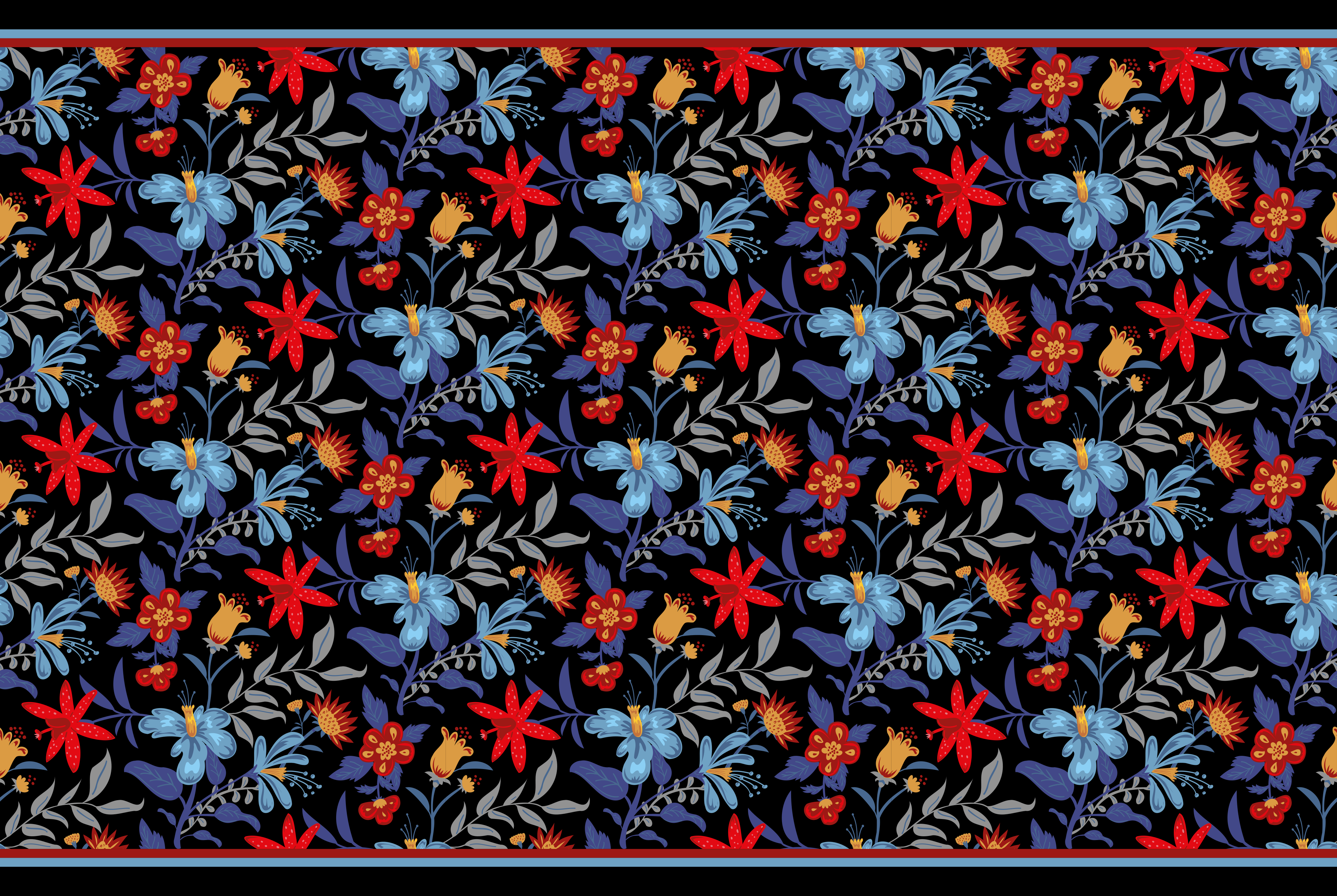 Tapis vinyle plantes élégance botanique - TenStickers