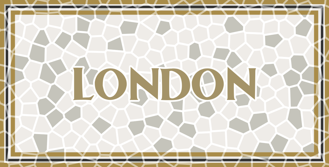Tapis mosaique vinyle mosaïque de londres - TenStickers