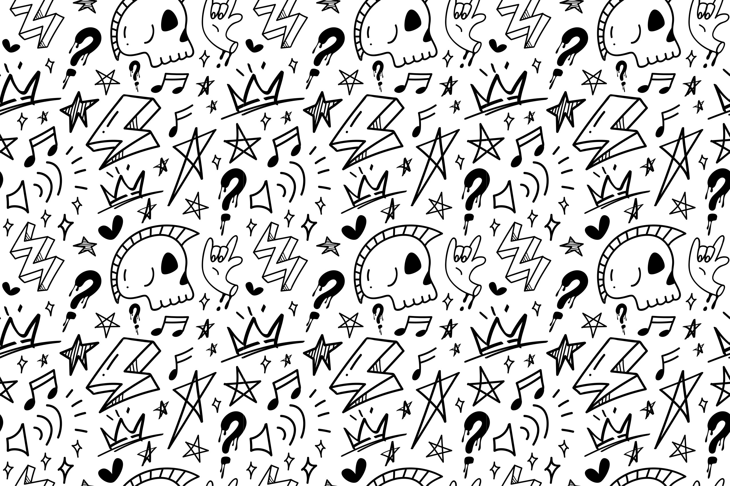 Tapis vinyle ado design rock - TenStickers