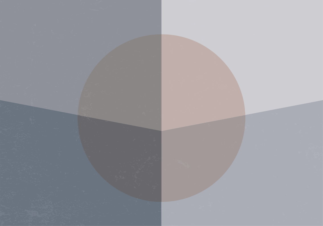 Tapis vinyle géométrique cercles qui se chevauchent - TenStickers