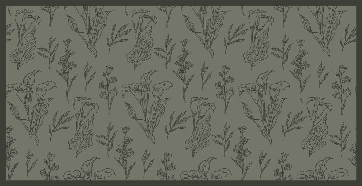 Tapis vinyle plantes illustrations botaniques - TenStickers