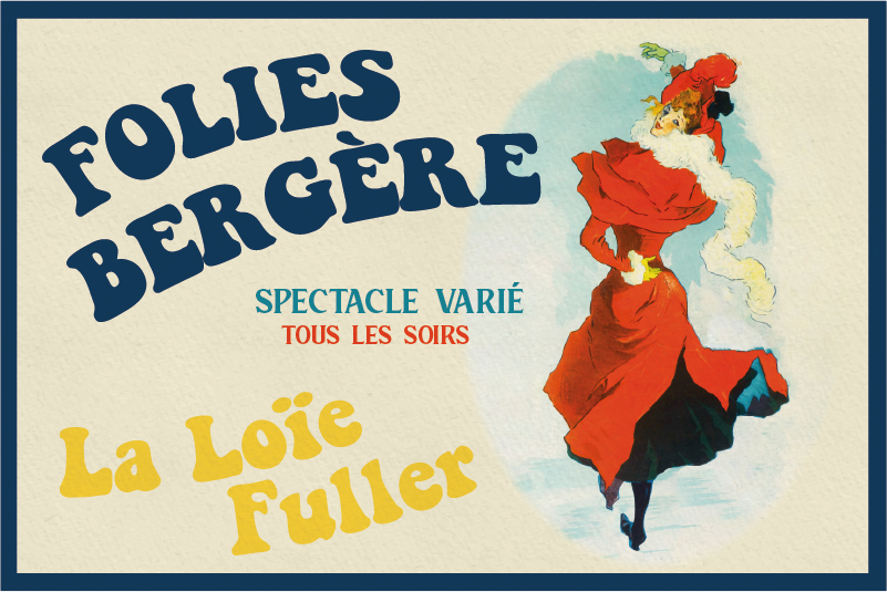 Tapis vinyle rétro folies bergère - TenStickers