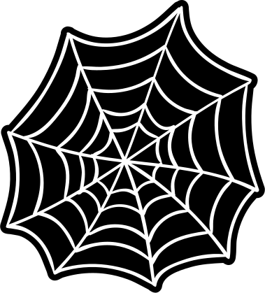 Tapis vinyle chambre Halloween toile d'araignée - TenStickers