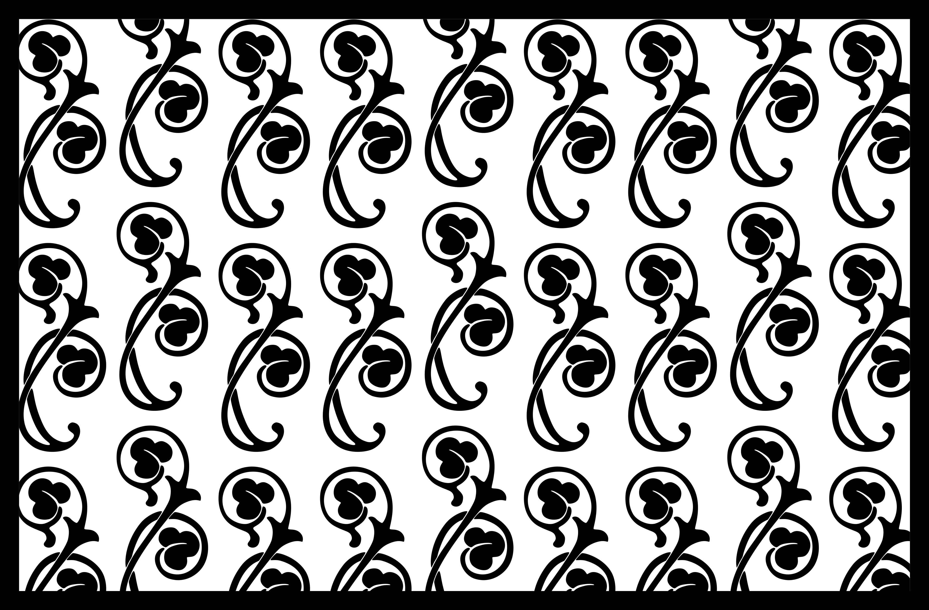 Tapis vinyle rétro feuilles gothiques - TenStickers