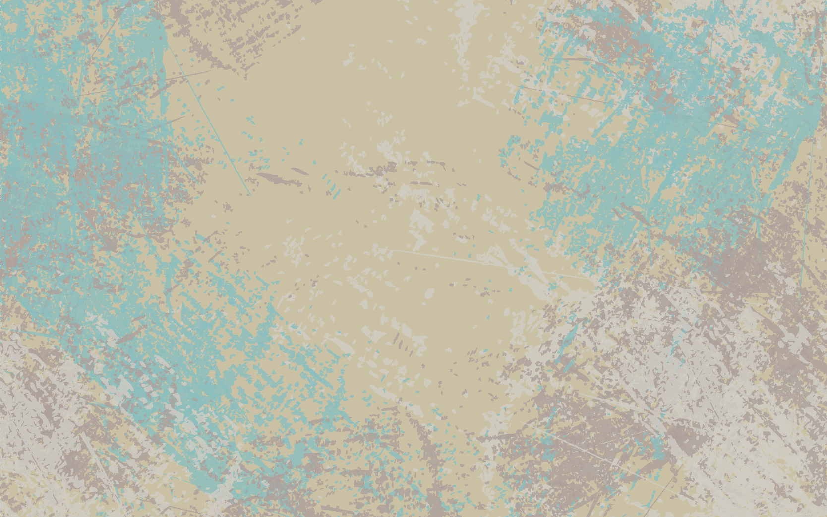 Tapis vinyle salle à manger dessin abstrait jaune et bleu - TenStickers