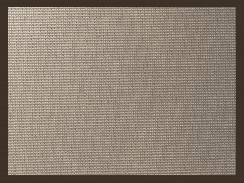 Tapis vinyle beige contour de couleur plus foncée - TenStickers