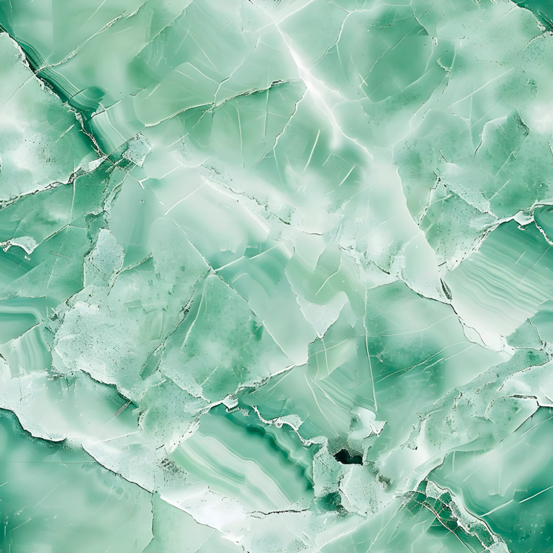 Tapis vinyle marbre couleur vert pastel - TenStickers