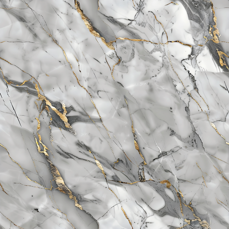 Tapis vinyle marbre gris et beige - TenStickers