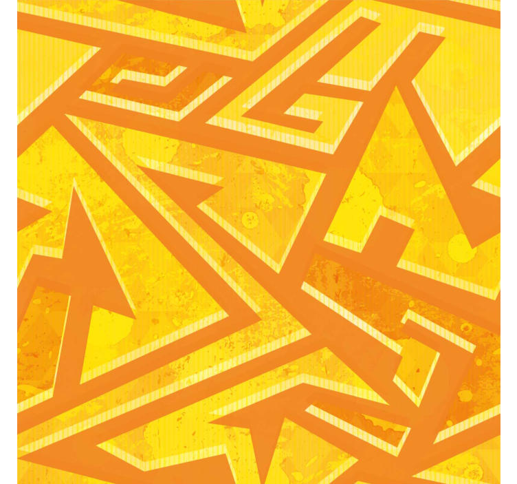 Papier peint chambre ado style géométrique urbain - TenStickers