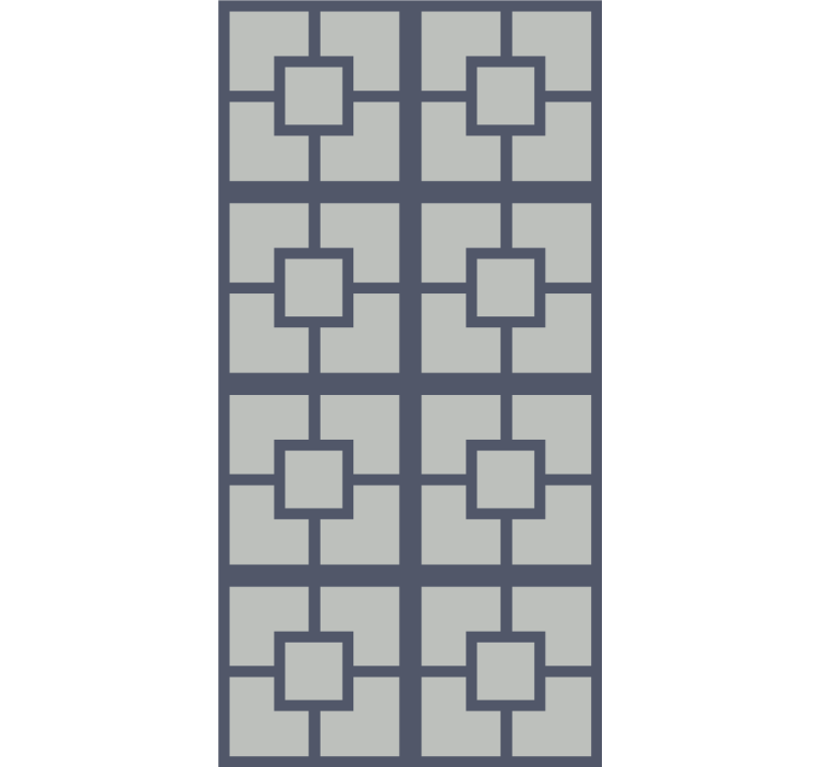 Papier peint bureau disposition de motifs carrés - TenStickers