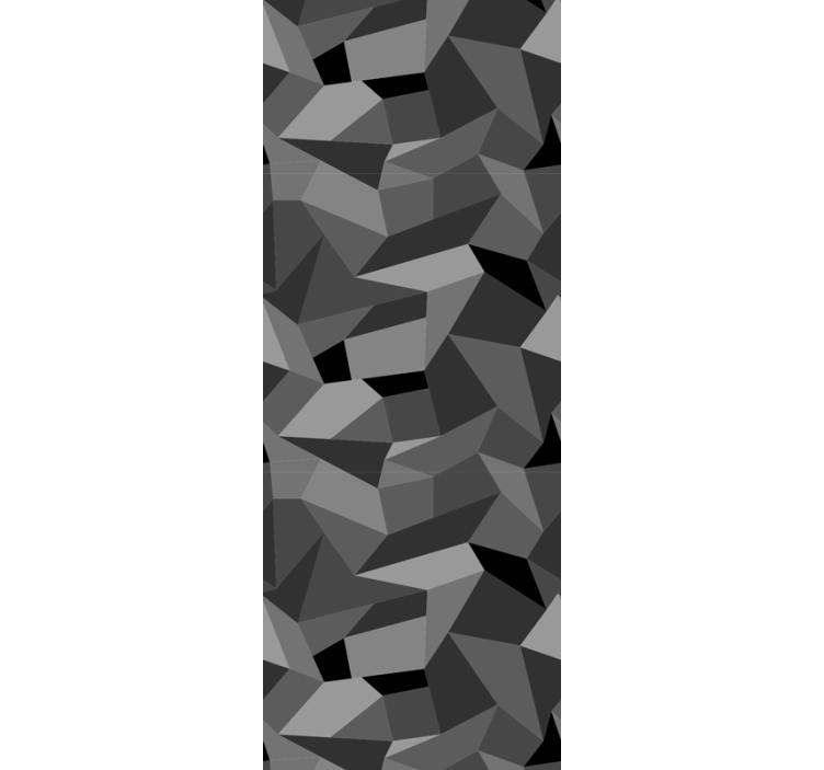 Papier peint géometrique formes grises nettes - TenStickers