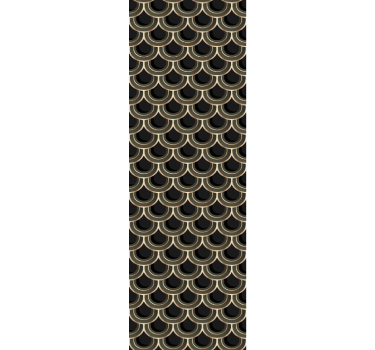 Papier peint ornemental élégant motif festonné - TenStickers